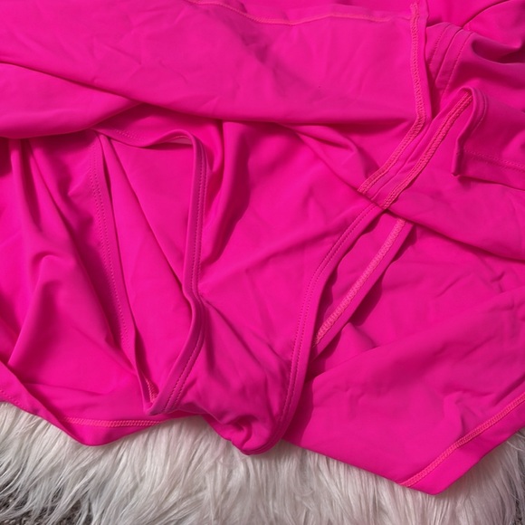 NWOT From Amazon Bright Pink 2 Piece Tankini With Swim Skirt Size 2XL - Picture 10 of 14